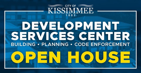 Graphic of City of Kissimmee Development Services Center Open House