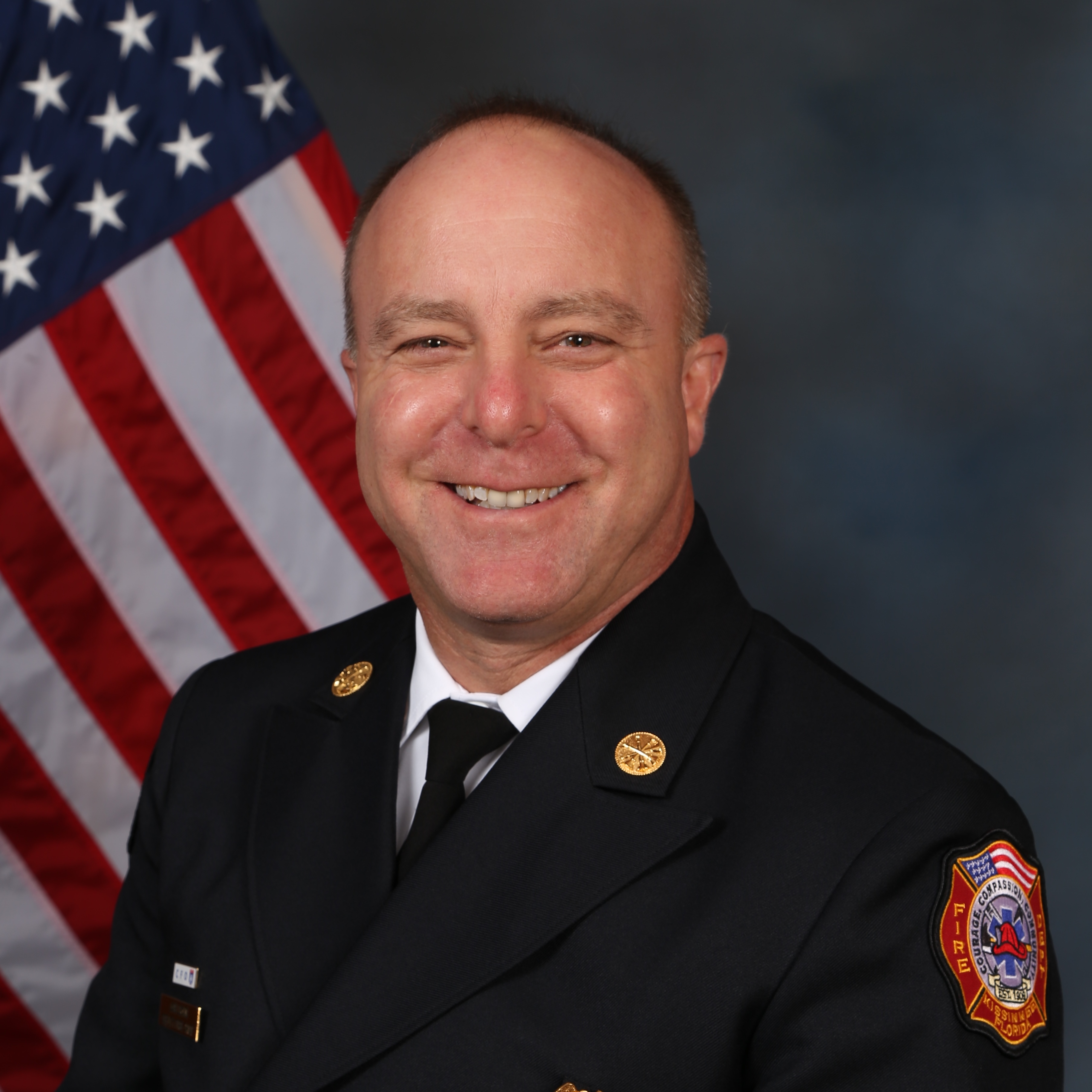 This is a photo of Kissimmee Fire Department Deputy Fire Chief Joseph Leone