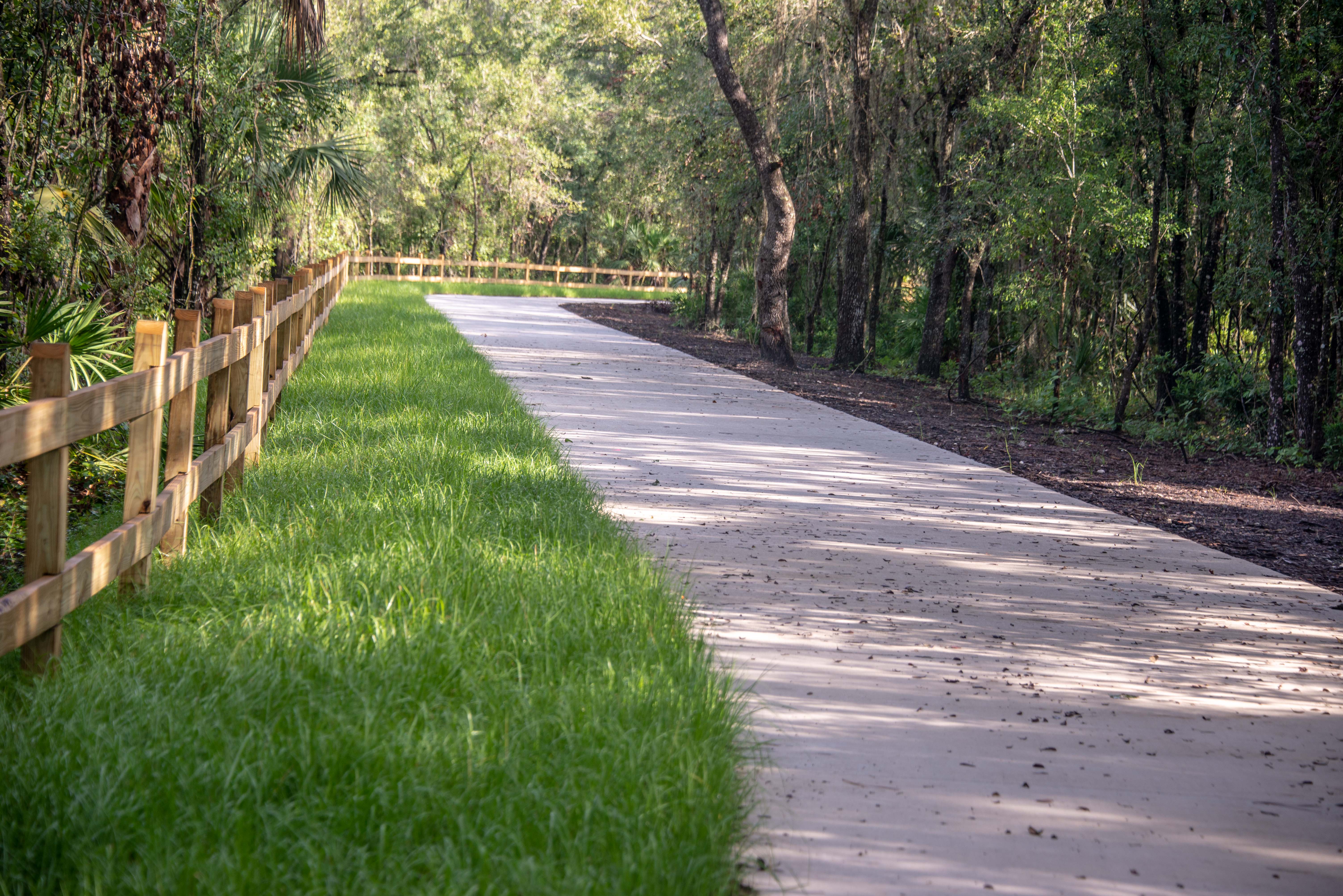 This is a photo of the Shingle Creek Regional trail in the City of Kissimmee