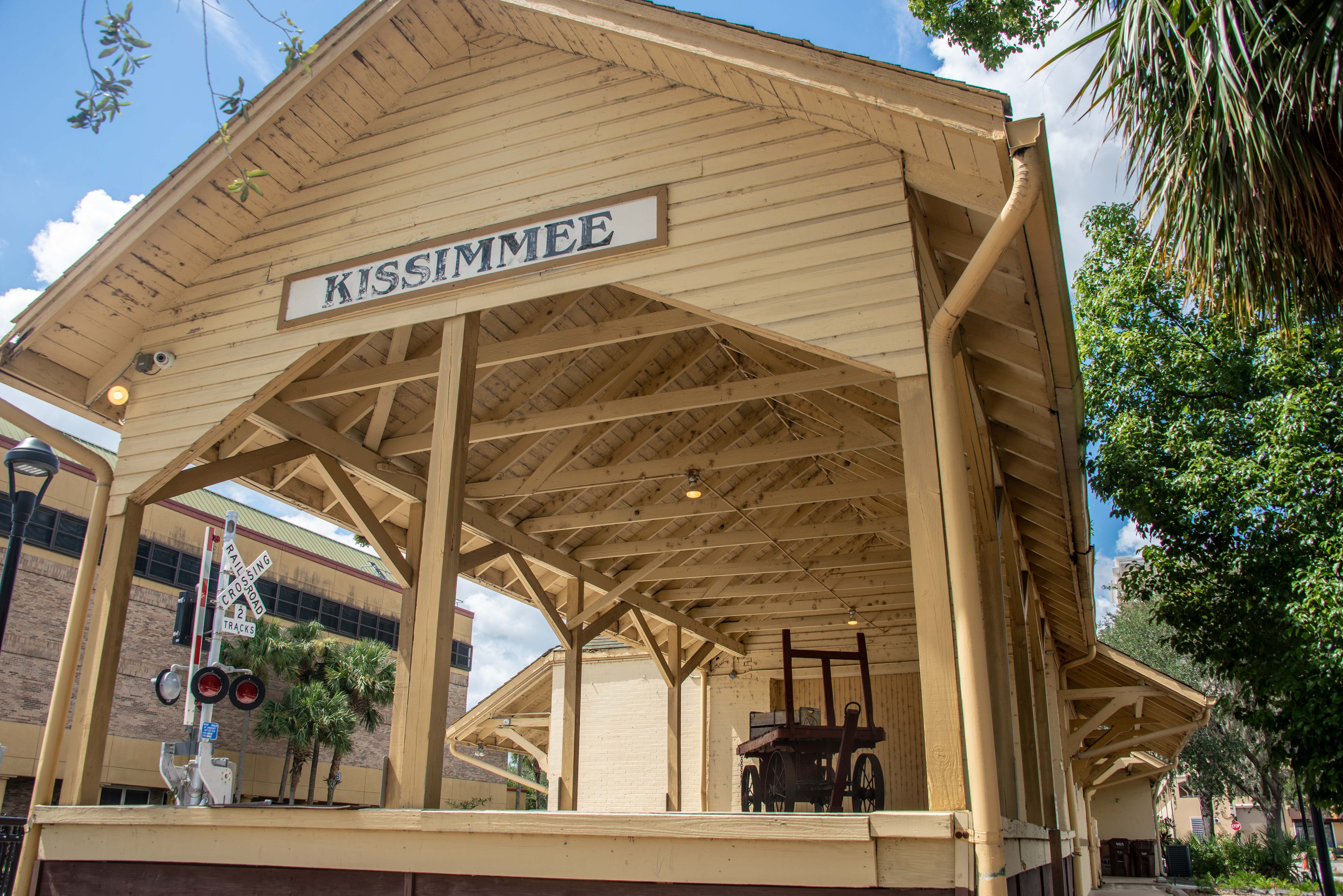 This is a photo of the historic Kissimmee Amtrak station