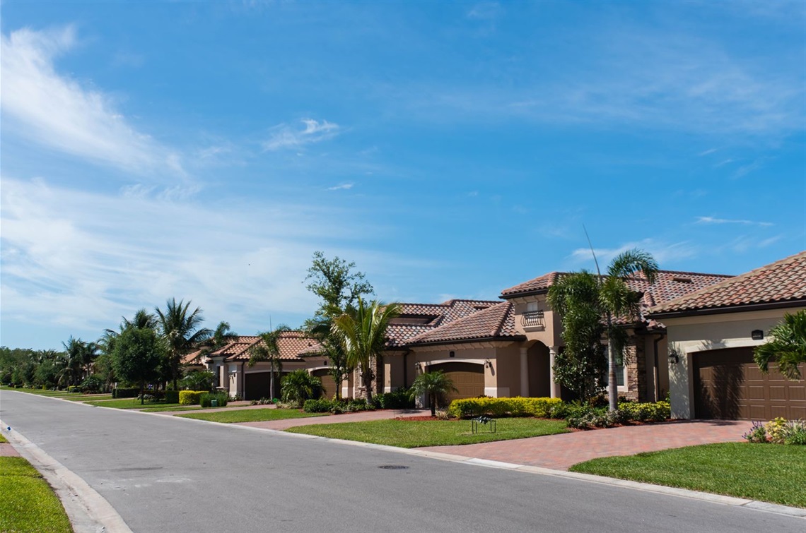 This is a photo of a Florida neighborhood. 